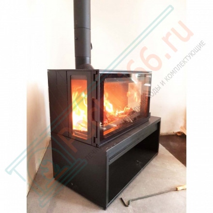 Чугунная печь-камин Eco Minimal 50 (Plamen)