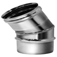 Отвод одностенный 30° (AISI-310S/0,8мм) d-150 (Вулкан)