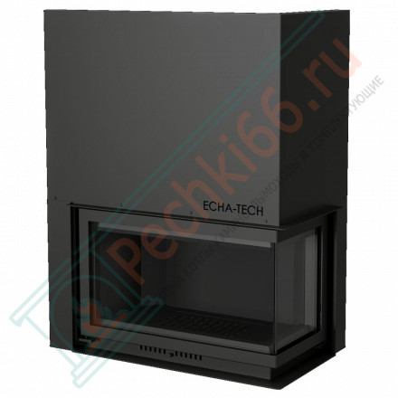 Каминная топка Font 800 R, угловое стекло справа, гильотина (ECHA-TECH) 18 кВт