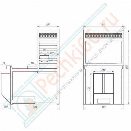 Печь для бани Емельяныч-2/S ДТ-4С Сeramic, под бак 60 л (Дионис)