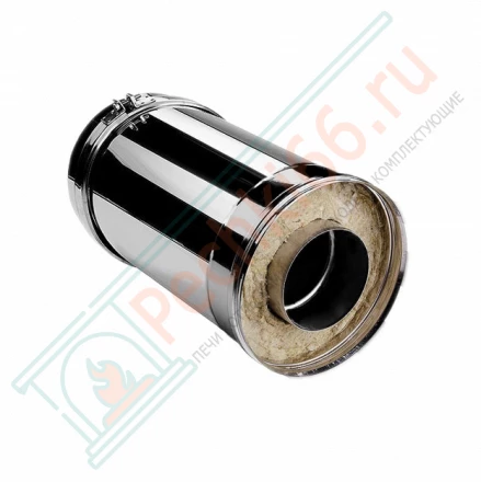 Сэндвич труба V50R с изол L=250 (AISI-321/0,5-ОЦИНК/0,5) d-300/400 (Вулкан)