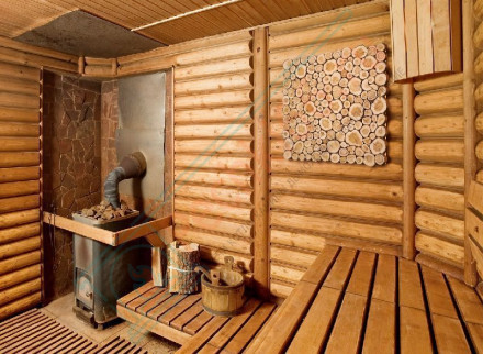 Панно из можжевельника на щите 500х500 мм