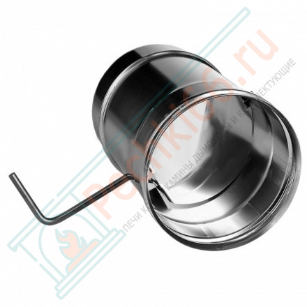 Задвижка без изол (НЕРЖ-321/0,8) d-115 (Дымок-Lux)