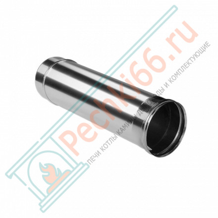 Труба прямая L=500 без изол (НЕРЖ-321/0,5) d-250 (Дымок-Lux)