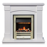 Каминокомплект Boston - Белый (Высота 925см) с электроочагом Cavendish (Dimplex)