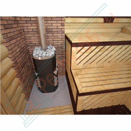 Печь для бани Русь-Сетка 12Л (Теплодар)