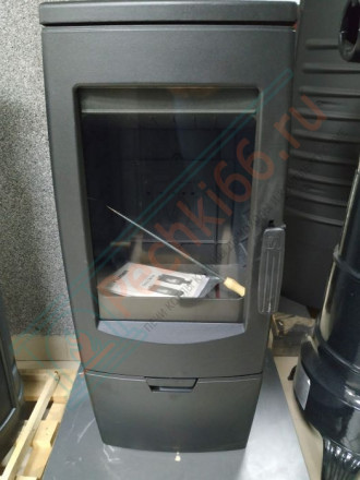 Чугунная печь-камин Gala черная (Plamen)