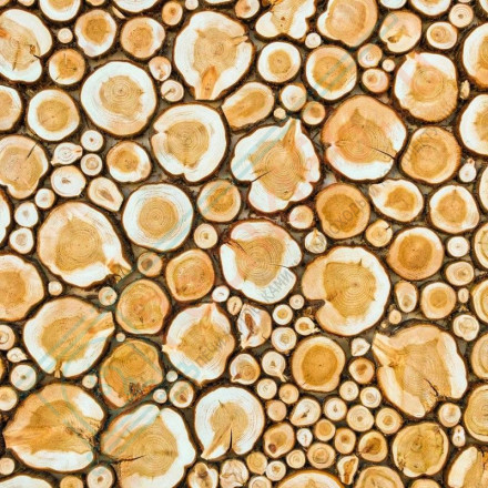 Панно из можжевельника на щите 700х700 мм