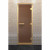 Стеклянная дверь для хамама в золотом профиле, бронза матовая 180х70 (по коробке) (DoorWood)