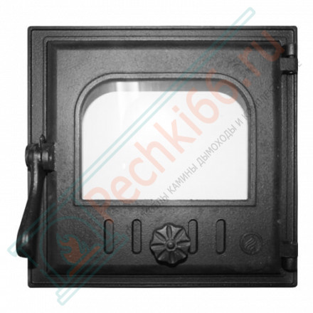 Дверка топочная K401 застекленная 250*240 мм (FireWay)