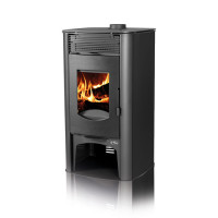 Печь-камин Nika черная (Tim Sistem) до 180м3