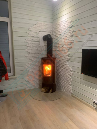 Печь-камин Amber Porte Vidro (Solzaima)