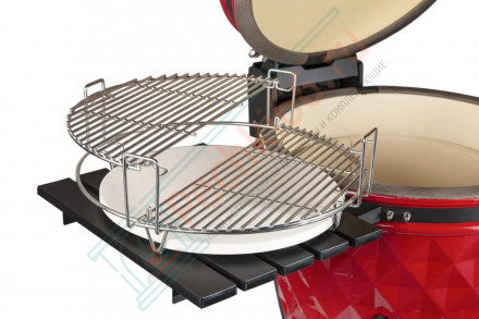 Керамический гриль Diamond Egg XL красный