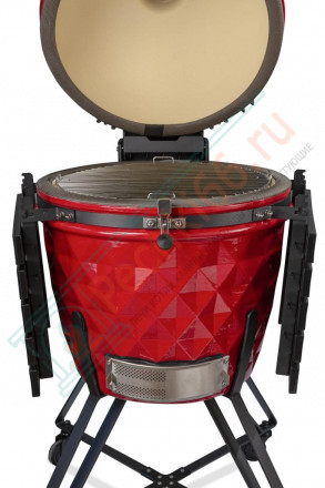 Керамический гриль Diamond Egg XL красный