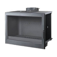 Чугунная топка LCI 007 GF Flat top CL, с шибером (Liseo Castiron) 14 кВт