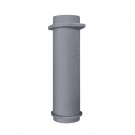 Чугунная НИЖНЯЯ труба для шибера 115/500мм (ТехноЛит) Чугунная НИЖНЯЯ труба для шибера 115/500мм (ТехноЛит)