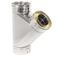 Тройник Термо 45° ТРТ-Р (304-0.8/304) d-115/210 (ТиС Стандарт) Тройник Термо 45° ТРТ-Р (304-0.8/304) d-115/210 (ТиС Стандарт)