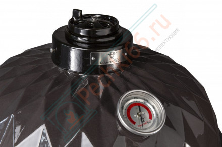 Керамический гриль Diamond Egg XL серый