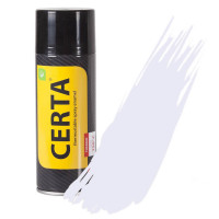 Термостойкая краска аэрозоль 0,52л, белый, +400°С (Certa)