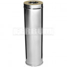 Сэндвич труба для дымохода L=1м (НЕРЖ-430/0,8-НЕРЖ-430/0,5) d-180/280 (Ferrum HF) Сэндвич труба для дымохода L=1м (НЕРЖ-430/0,8-НЕРЖ-430/0,5) d-180/280 (Ferrum HF)