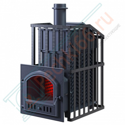 Чугунная печь для бани Гефест GFS-ЗК 45 (П) Ураган (ТехноЛит)