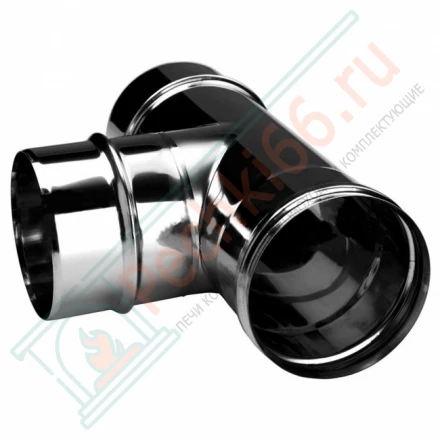 Тройник одностенный 90° (AISI-321/0,8мм) d-115 (Вулкан)