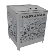 Электрическая паротермальная печь ПАРиЖАР 24 кВт, серпентенит «Премиум» (Инжкомцентр ВВД) до 31 м3