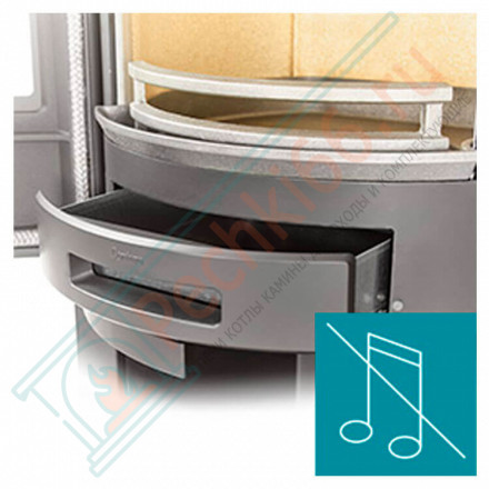 Печь-камин 510G:2 Style, верх стекло, цвет черный (Contura)