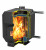 Отопительная печь ТОП-Аква 150 с чугунной дверцей, Т/О (Теплодар) до 400 м3