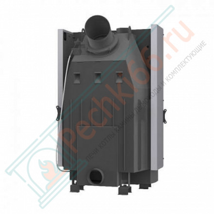 Топка Вега 800 PB подовое горение принтинг черный шамот (Экокамин)