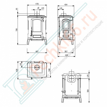 Печь-камин Giulietta X (La Nordica)