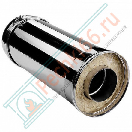 Сэндвич труба V50R с изол L=500 (AISI-321/0,5-ОЦИНК-RAL/0,5) d-180/280 (Вулкан)