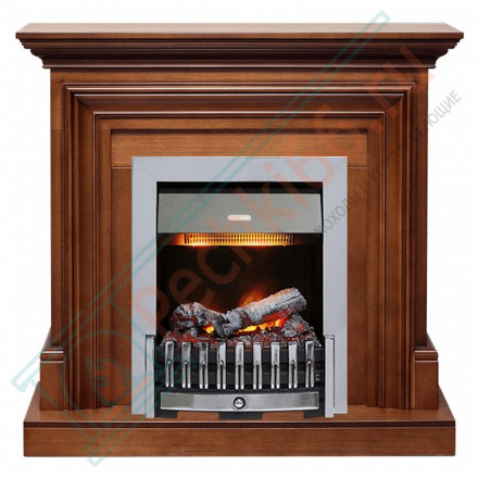 Электрический Каминокомплект Bradford - Орех с очагом Danville Chrome FB2