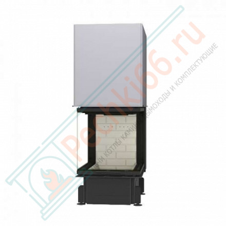 Топка Дельта 700 три стекла подовое горение принтинг (Экокамин)