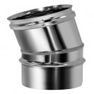 Отвод одностенный 15° (AISI-304/0,5мм) d-104 (Вулкан) Отвод одностенный 15° (AISI-304/0,5мм) d-104 (Вулкан)