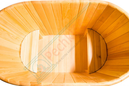 Купель кедровая овальная 120х200х100 (НКЗ)
