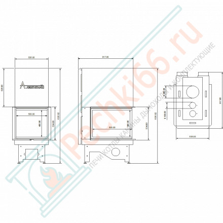 Каминная топка Crystal 3D 50/60 (A.caminetti)