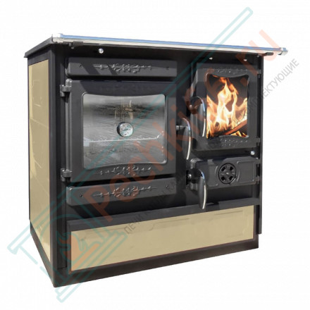 Печь-плита GULIVER CREAM левая (Guca) до 200 м3