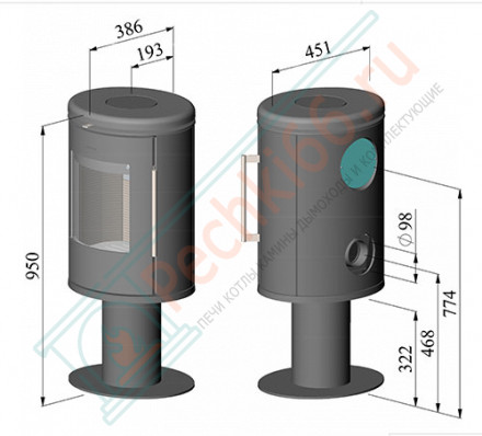 Печь-камин Morsø 6848 (Morso)