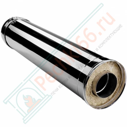 Сэндвич труба V50R с изол L=1000 (AISI-321/0,8-AISI-304/0,5) d-250/350 (Вулкан)