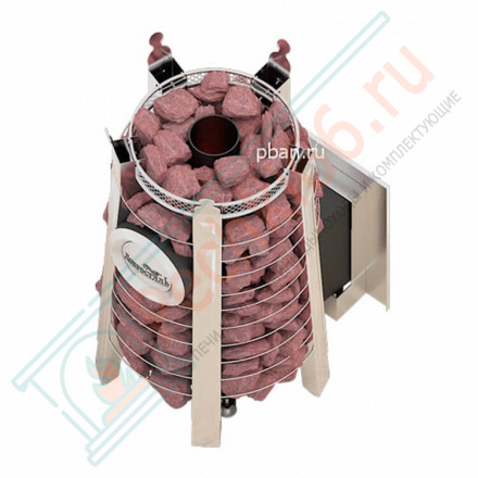 Банная печь Августа ПРОФИ со стеклом (Добросталь)