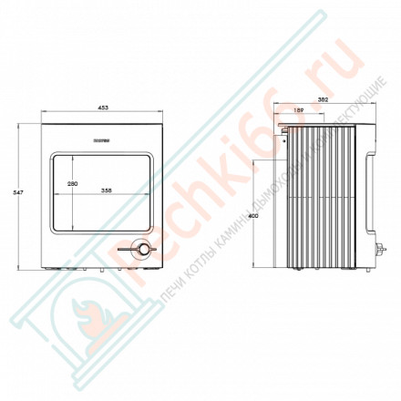 Чугунная подвесная печь Morsø 2870 (Morso)