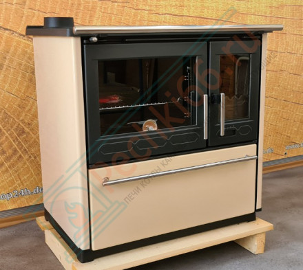 Отопительно-варочная плита 850 GLAS, крем (Plamen) 11 кВт