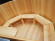 Японская баня Фурако круглая с внутренней печкой 180х180х120 (НКЗ) в Омске