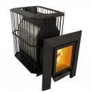 Печь для бани Пегас-26 сетка, дверца со стеклом, закрытая каменка (Pegas) Печь для бани Пегас-26 сетка, дверца со стеклом, закрытая каменка (Pegas)