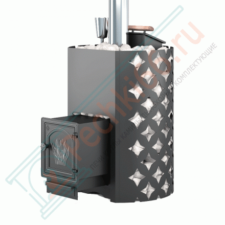 Чугунная банная печь Etna 18 ДТ- 4 Закрытая каменка (Этна)