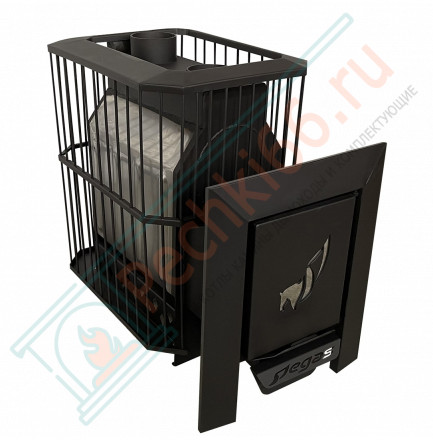 Печь для бани Пегас-26 сетка, закрытая каменка (Pegas)