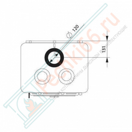 Чугунная печь-камин MAGMA COOK, SIDE DOOR (Ferguss) до 250 м3
