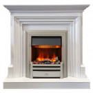 Электрический Каминокомплект Bradford - Белый с очагом Chesford Электрический Каминокомплект Bradford - Белый с очагом Chesford