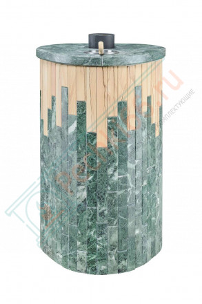 Дровяная банная печь Ферингер ОПТИМА "Змеевик + Окаменевшее дерево" до 28 м³